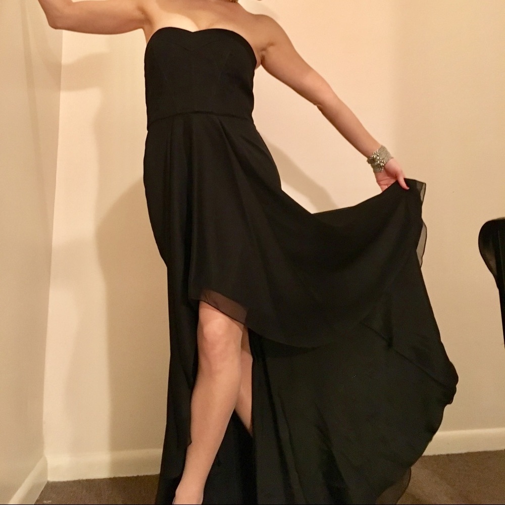 Jill Stuart maxi asymmetrical hem sleeveless dress